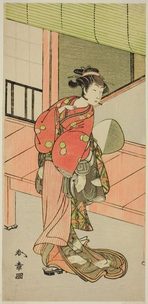 Katsukawa Shunsho, 勝川春章 (Katsukawa Shunshô)による浮世絵「The Actor Sanogawa Ichimatsu II in an Unidentified Role」