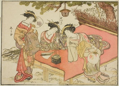 Katsukawa Shunsho: Women of the Yadaya House of Pleasure (Summer) - Art Institute of Chicago