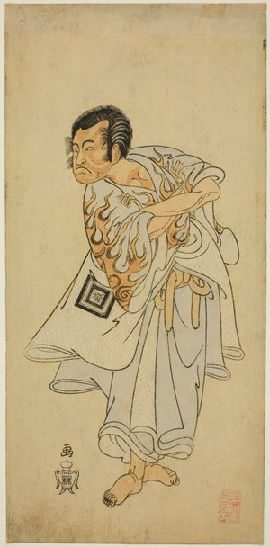 Katsukawa Shunsho: The Actor Ichikawa Danzo III as the Holy Hermit Narukami in the Scene 
