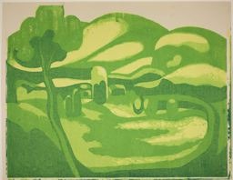 Shinagawa Takumi: Green and Yellow Landscapes - Art Institute of Chicago