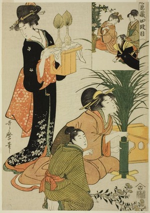 Kitagawa Utamaro: Act IV, from Treasury of the Loyal Retainers - Art Institute of Chicago