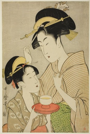 Kitagawa Utamaro: O Kita and a Geisha - Art Institute of Chicago