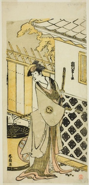 葛飾北斎: The Actor Segawa Kikunojo III as a Woman of a Samurai Family - シカゴ美術館