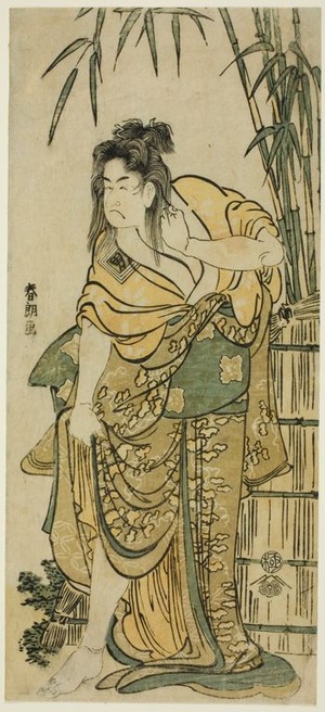 Katsushika Hokusai: The Actor Ichikawa Komazo as a Woman with Dishevelled Hair - Art Institute of Chicago