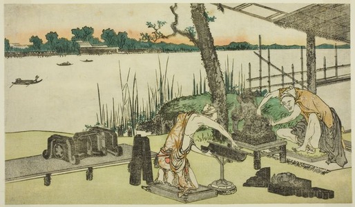 Katsushika Hokusai: Potters at Work - Imado - Art Institute of Chicago