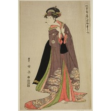 Japanese Print "Actors on Stage (Yakusha butai no sugata e): Yamatoya" by Utagawa Toyokuni (Utagawa Toyokuni)