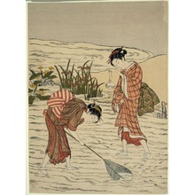 Suzuki Harunobu: Netting Killifish - Art Institute of Chicago