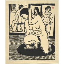 Hiratsuka Un'ichi: Nude at studio - Art Institute of Chicago