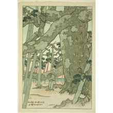 Ito Shinsui: Pine Tree at Karasaki (Karasaki no matsu), from the series 