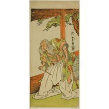 勝川春章: The Actor Otani Hiroemon III as Shinoda Jirodayu in the Play Keisei Momiji no Uchikake, Performed at the Morita Theater in the Seventh Month, 1772 - シカゴ美術館