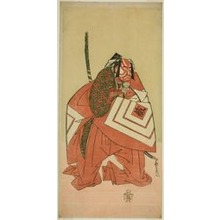 勝川春章: The Actor Ichikawa Danzo III as Sanada no Yoichi (?) in the Play Sanada no Yoichi Banjaku no Iezuto (?), Performed at the Morita Theater (?) in the Eleventh Month, 1767 (?) - シカゴ美術館