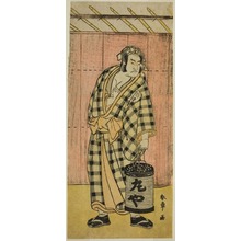 勝川春章: The Actor Otani Hiroji III as Maruya Gorohachi in the Play Kotobuki Banzei Soga, Performed at the Ichimura Theater in the Fifth Month, 1783 - シカゴ美術館