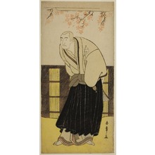 Katsukawa Shunsho: The Actor Otani Hiroji III as the Monk Izayoibo in the Play Keisei Katabira ga Tsuji, Performed at the Ichimura Theater in the Seventh Month, 1783 - Art Institute of Chicago