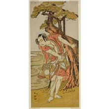 Estampe japonaise "The Actor Ichikawa Yaozo II as Iba no Juzo (?)" par Katsukawa Shunsho, 勝川春章 (Katsukawa Shunshô)