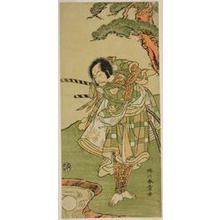 Japanischer Druck "The Actor Ichikawa Danjuro V in an Unidentified Role" von Katsukawa Shunsho, 勝川春章 (Katsukawa Shunshô)