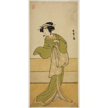 Katsukawa Shunsho, 勝川春章 (Katsukawa Shunshô)创作的日本版画《The Actor Yamashita Mangiku I in an Unidentified Role》