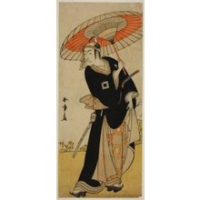 勝川春章: The Actor Ichikawa Danjuro V as Hanakawado no Sukeroku in the Play Nanakusa Yosooi Soga, Performed at the Nakamura Theater in the Fifth Month, 1782 - シカゴ美術館