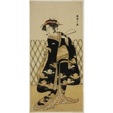 Katsukawa Shunsho: The Actor Iwai Hanshiro IV as Mitsuogiya Usukumo in the Play Shida Choja-bashira, Performed at the Nakamura Theater in the Eighth Month, 1781 - Art Institute of Chicago