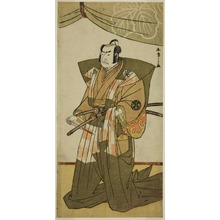Katsukawa Shunsho: The Actor Nakamura Nakazo I as Saito Sanemori in the Play Kitekaeru Nishiki no Wakayaka, Performed at the Nakamura Theater in the Eleventh Month, 1780 - Art Institute of Chicago