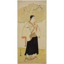 Katsukawa Shunsho: The Actor Ichikawa Monnosuke II as the Monk Renseibo in the Play Hatsumombi Kuruwa Soga, Performed at the Nakamura Theater in the Third Month, 1780 - Art Institute of Chicago