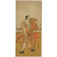 Estampe japonaise "The Actor Nakamura Sukegoro II in an Unidentified Role" par Katsukawa Shunsho, 勝川春章 (Katsukawa Shunshô)