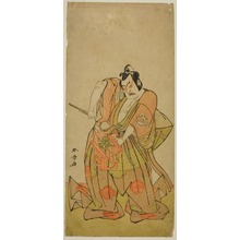 勝川春章: The Actor Nakamura Sukegoro II in an Unidentified Role - シカゴ美術館