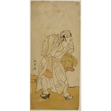 Katsukawa Shunsho, 勝川春章 (Katsukawa Shunshô)创作的日本版画《The Actor Nakamura Sukegoro II in an Unidentified Role》