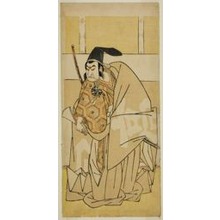 勝川春章: The Actor Nakamura Nakazo I as Ko no Moronao in the Play Kanadehon Chushingura, Performed at the Morita Theater in the Eighth Month, 1779 - シカゴ美術館