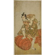 勝川春章: The Actor Matsumoto Koshiro IV as Matsuo-maru in the Play Sugawara Denju Tenarai Kagami, Performed at the Nakamura Theater in the Fourth Month, 1779 - シカゴ美術館