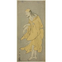 勝川春英: The Actor Onoe Matsusuke I as the Ghost of Ki no Natora in the Play Kiku no En Mukashi no Miyako, Performed at the Nakamura Theater in the Eighth Month, 1791 - シカゴ美術館