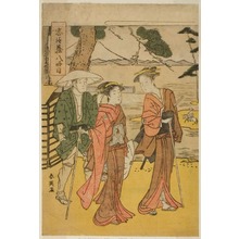 勝川春英: Act Eight: The Bridal Journey (Michiyuki) from the play Chushingura (Treasury of the Forty-seven Loyal Retainers) - シカゴ美術館