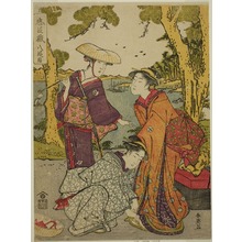 Katsukawa Shun'ei: Act Eight: The Bridal Journey from the play Chushingura (Treasury of the Forty-seven Loyal Retainers) - Art Institute of Chicago