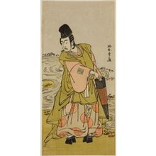 Katsukawa Shunsho: The Actor Ichikawa Yaozo II as Shii no Shosho Okinori in the Play Sugata no Hana Yuki no Kuronushi, Performed at the Ichimura Theater in the Eleventh Month, 1776 - Art Institute of Chicago