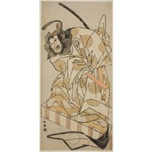 勝川春章: The Actor Nakajima Mihoemon II as Bomon no Saisho Kiyotada in the Play Oyafune Taiheiki, Performed at the Ichimura Theater in the Eleventh Month, 1775 - シカゴ美術館