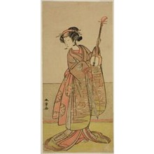 Japanischer Druck "The Actor Segawa Yujiro I in an Unidentified Role" von Katsukawa Shunsho, 勝川春章 (Katsukawa Shunshô)