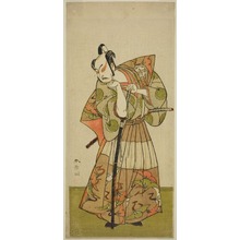 勝川春章: The Actor Nakamura Juzo II in an Unidentified Role - シカゴ美術館