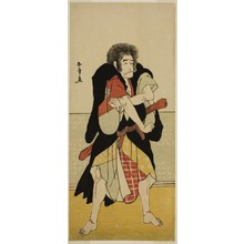 Katsukawa Shunsho: The Actor Ichikawa Danjuro V as the Renegade Monk Wantetsu of Okami-dani in the Play Date Nishiki Tsui no Yumitori, Performed at the Morita Theater in the Eleventh Month, 1778 - Art Institute of Chicago