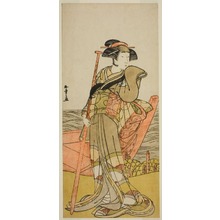 Katsukawa Shunsho: The Actor Onoe Matsusuke I as Akoya in the Play Edo Meisho Midori Soga, Performed at the Morita Theater in the Second Month, 1779 - Art Institute of Chicago