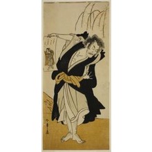 勝川春章: The Actor Otani Hiroemon III as the Renegade Monk Dainichibo in the Play Tsukisenu Haru Hagoromo Soga, Performed at the Ichimura Theater in theThird Month, 1777 - シカゴ美術館