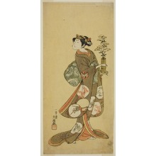 一筆斉文調: The Actor Yamashita Kyonosuke I in a Female Role - シカゴ美術館