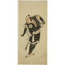 Katsukawa Shunsho: The Actor Bando Matataro IV as Gempachibyoe in the Play Mutsu no Hana Ume no Kaomise (Snowflakes: Plum Blossom Kaomise), Performed at the Ichimura Theater from the First Day of the Eleventh Month, 1769 - Art Institute of Chicago