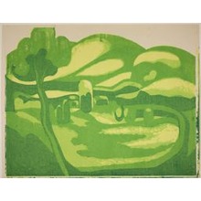 Shinagawa Takumi: Green and Yellow Landscapes - Art Institute of Chicago
