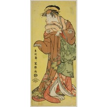 Toshusai Sharaku: Segawa Kikunojo lll in the Role of Courtesan Katsuragi - Art Institute of Chicago