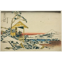 Katsushika Hokusai: Snowy Morning from Koishikawa (Koishikawa yuki no ashita), from the series Thirty-six Views of Mt. Fuji (Fugaku sanjurokkei) - Art Institute of Chicago