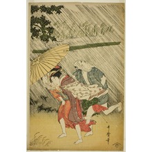 喜多川歌麿: Under an Umbrella - シカゴ美術館