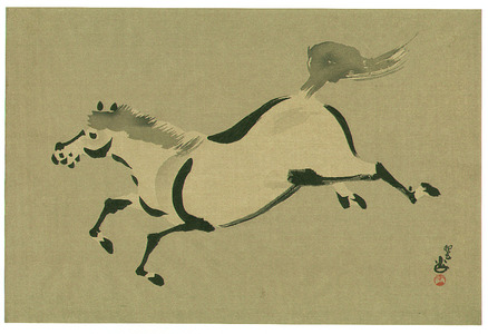 Aoyama Seizan: Seizan Zen Horse - 4 - Artelino
