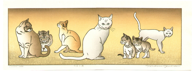 Yoshida Tsukasa: Seven Cats - Artelino