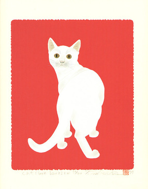 小野忠重: Cat Look Back 2W (limited edition) - Artelino