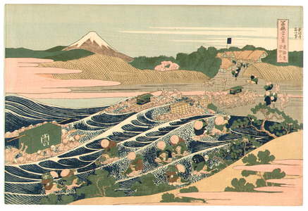 Katsushika Hokusai: Kanaya - Fugaku Sanju-rokkei - Artelino