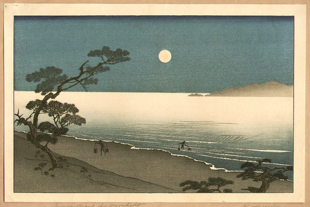 Arai Yoshimune to Attributed: Moon and Suma Beach - Artelino